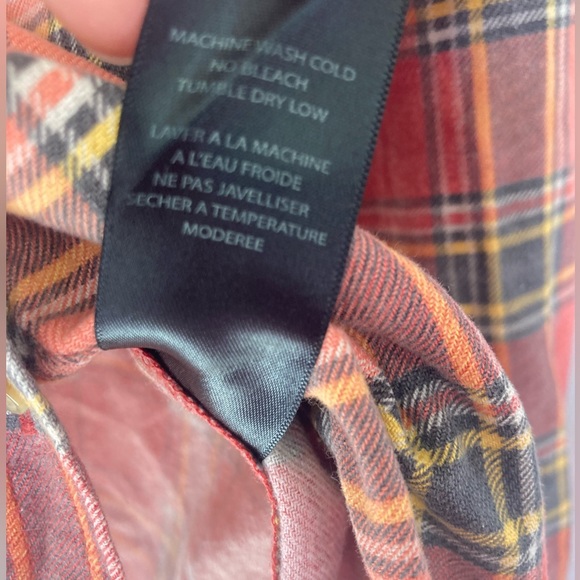 Obey flannel button up shirt XS - Picture 8 of 9